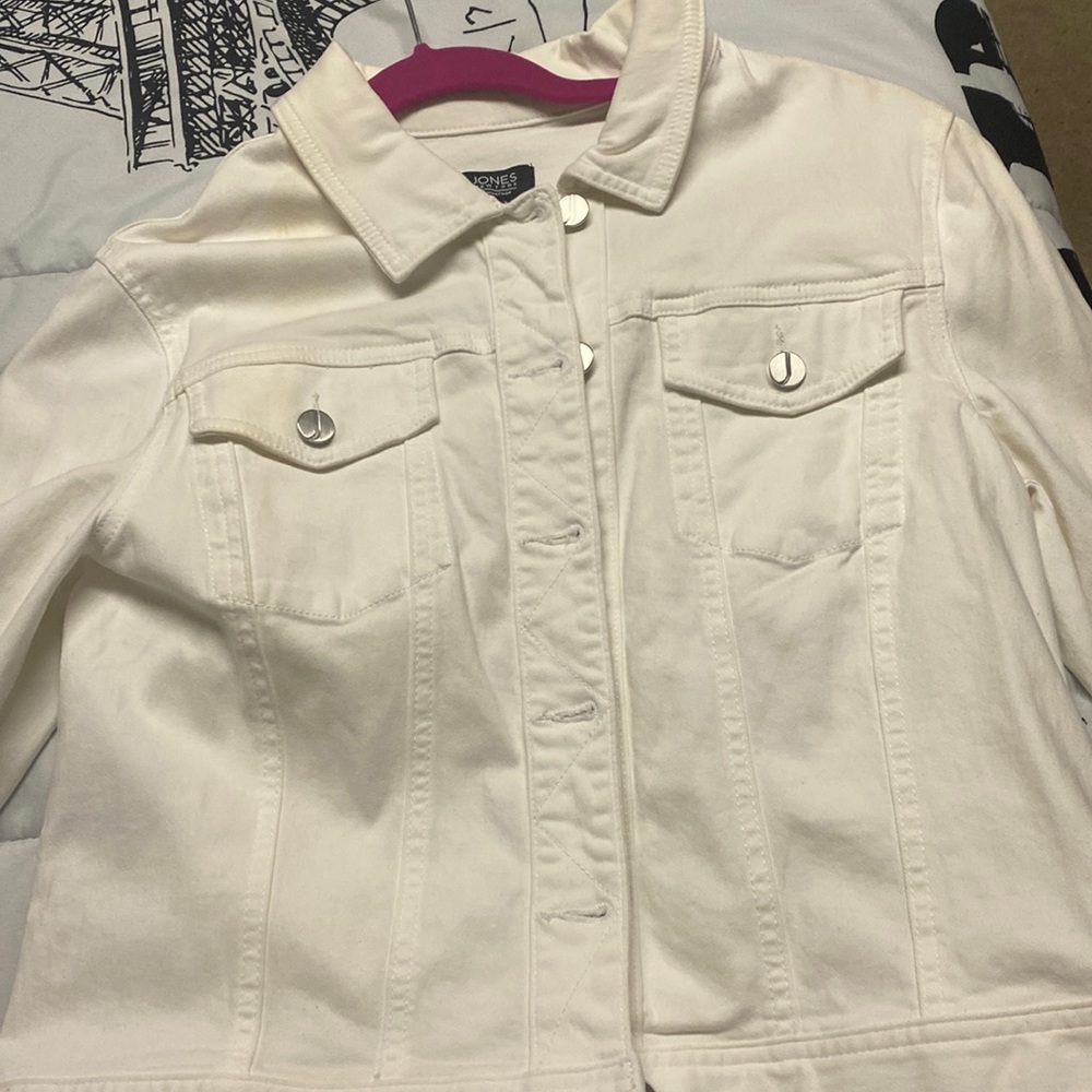 White Jean Jacket